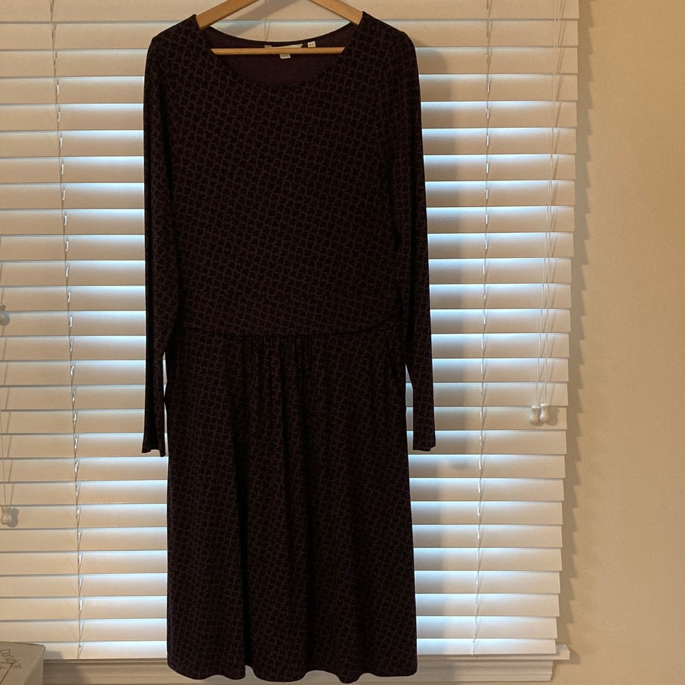 Boden long sleeve jersey dress